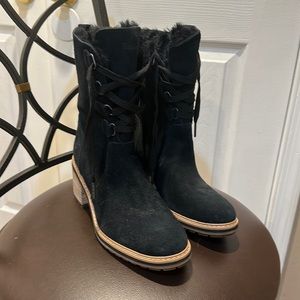Timberland Suede Faux Fur Lined Boots